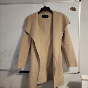 Tahari Wool Coat w/ tie belt
